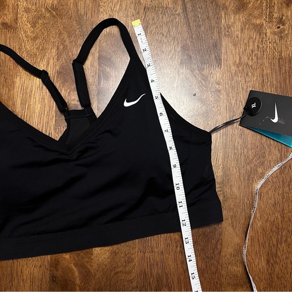 NWT Nike Pro Indy XL Light Support Women's Black Sports Bra NEW - Picture 5 of 7